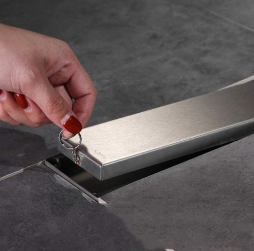 1000132603.jpg Drenaje Ducha Acero inoxidable reversible 10x30cm, sin perfil