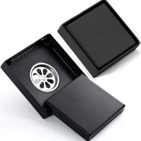 1000114530.jpg Sumidero Reversible 10x10 Negro Mate, alto tránsito