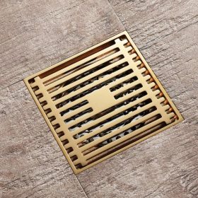 1000126069.jpg Sumidero Desagüe 10x10 Color Dorado Oro, Acero Inoxidable