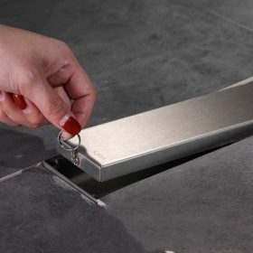 1000132603.jpg Sumidero Desagüe 10x60 alto tránsito, Acero Inoxidable SUS 304, Reversible