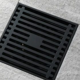 1000143252.jpg Sumidero Rejilla para ducha 10x10cm Negro Mate, en Acero inoxidable SUS 304