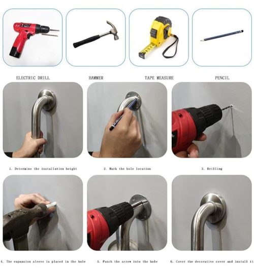 1000156122.jpg Barra de Agarre o Seguridad, 30cm Acero Inoxidable