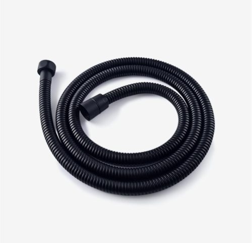 Manguera Bidé o ducha teléfono,150cm Acero, Negro Mate