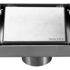 1000180897.jpg Desagüe Sumidero Reversible 10x10 Acero Inoxidable Mate