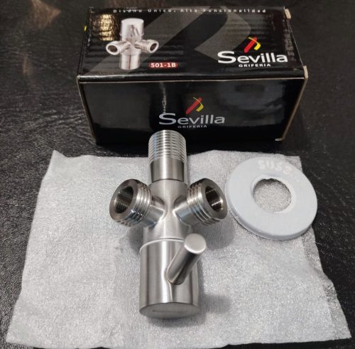 Válvula Angular doble de 1/2"