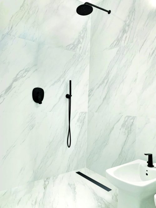 1000196933.jpg Sumidero Desagüe 10x50cm Acero Inoxidable, Alto tránsito, Negro Mate