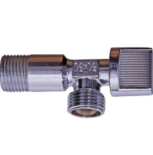 1000208836.jpg Válvula angular pulida cromada en T de 1/2" pulgada