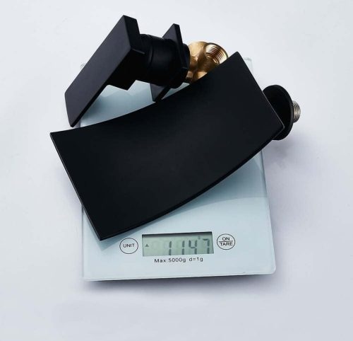 1000216107.jpg Grifo Pared Monocomando Elegante Negro Mate XM Baño