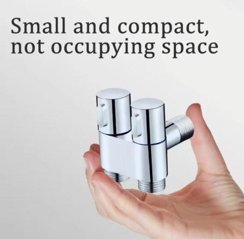 1000233687.jpg Válvula Angular Doble, para bidé, patio,jardín, lavadora.