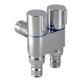 1000233871.jpg Válvula Angular Doble, para bidé, patio,jardín, lavadora.