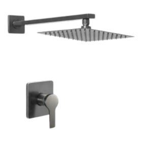 1000035806.png Combo Ducha 20cm Monocomando Negro Mate Completo SOLO AGUA FRÍA