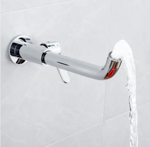 Grifo Lavabo Lavatorio bronce cromado pared