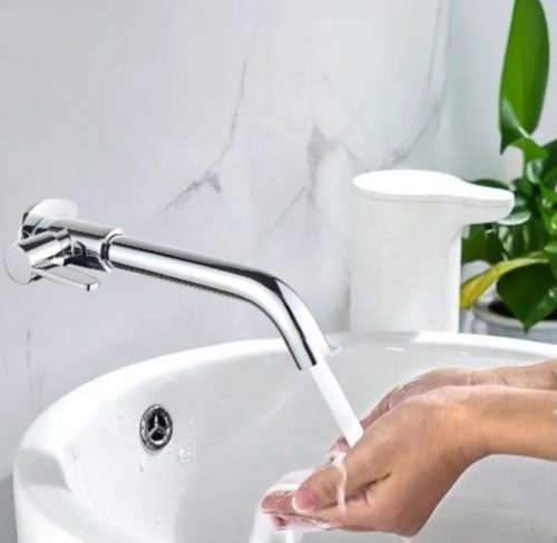 Grifo Lavabo Lavatorio bronce cromado pared