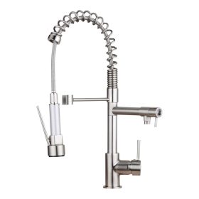 1000039279.jpg Grifo Cocina HORSE doble caño Premium Acero Inoxidable