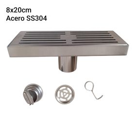 1000055631.jpg Sumidero Drenaje 8x20 Acero Inoxidable, alto tránsito