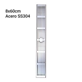 1000057420.jpg Sumideros rectangular tipo rejilla Drenaje 8x60cm Acero Inoxidable