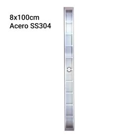 1000057423.jpg Sumidero Drenaje 8x100cm Acero Inoxidable SUS 304 Mate