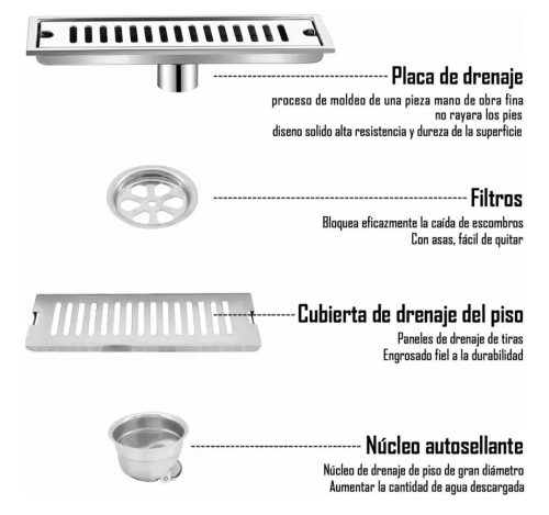 2025/03/1000124049.jpg Sumidero Rejilla Acero Inoxidable 10x30cm anti olores