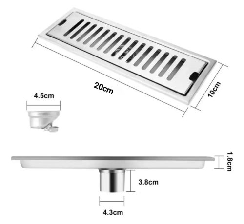 2025/03/1000125278.jpg Sumidero Rejilla Acero Inoxidable 10x20cm anti olores