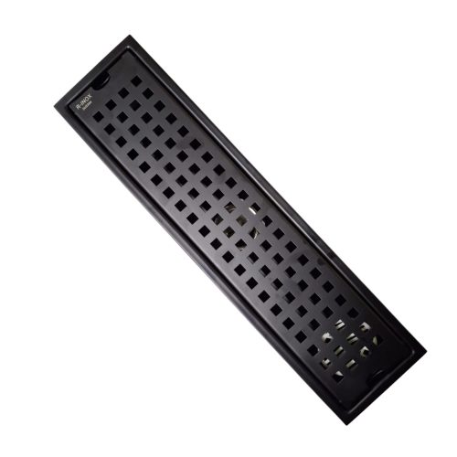 2025/03/1000125873.jpg Sumidero Rejilla lineal 10x40cm Negro Mate, Acero Inoxidable SUS 304