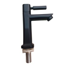 2025/05/1000172104.jpg Grifo Monocomando Negro Mate Moderno para Lavadero/Baño