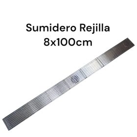 2025/06/1000184381.jpg Sumidero Drenaje 8x100cm Acero Inoxidable SUS 304 Mate