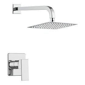 2025/08/1000219260.jpg Combo Regadera Cuadrada 8 pulgadas y Monomando Cromado, todo en Acero Inoxidable y bronce para Baño Moderno