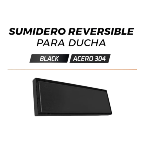 2025/08/1000235419.png Sumidero Desagüe 10x50cm Acero Inoxidable, Alto tránsito, Negro Mate