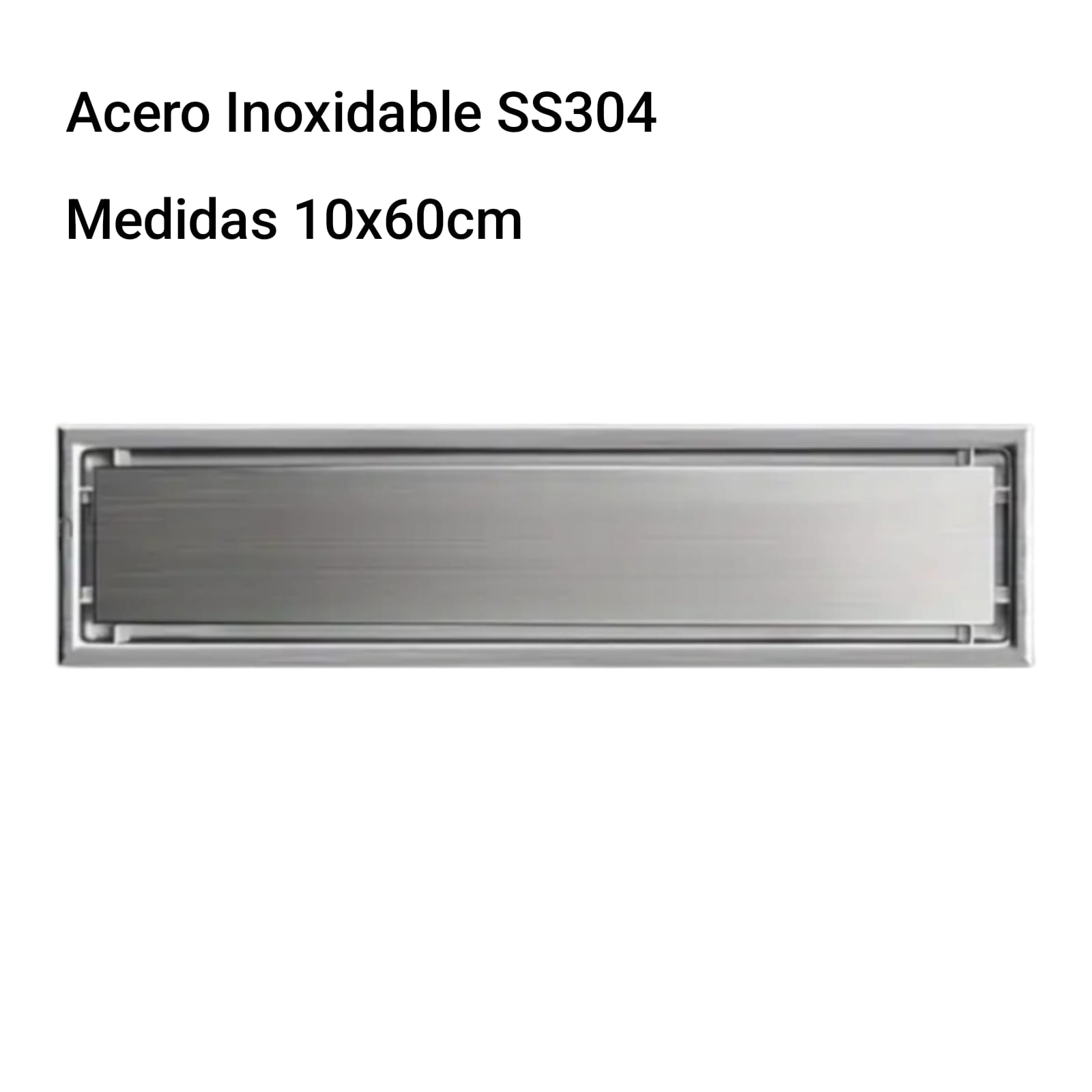 WhatsApp Image 2025-08-16 at 11.33.28 Sumidero Desagüe 10x60 Reversible con borde, Acero Inoxidable SUS 304