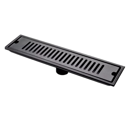 2025/09/1000240436-4.png Sumidero Rejilla Negro Mate 10x40cm Acero Inoxidable SUS 304